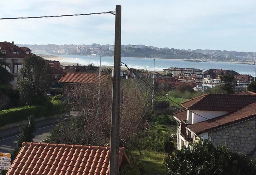 اتاق استاندارد با چشم‌انداز دریا, Hostal La Concha