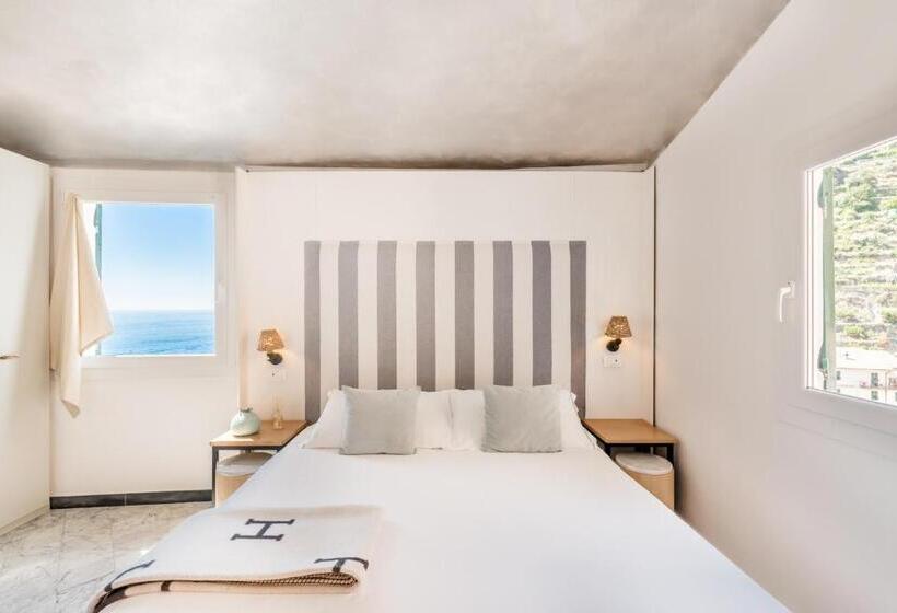 اتاق کلاسیک با چشم‌انداز دریا, La Torretta Lodge