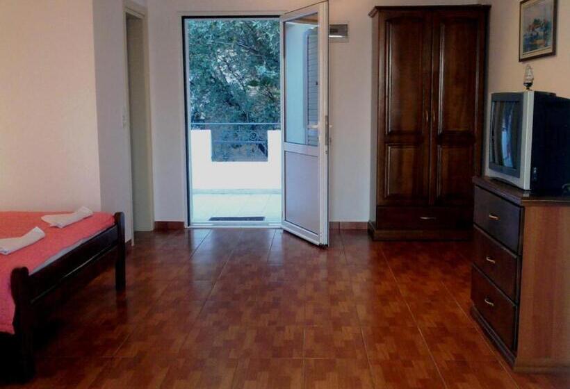 اتاق استاندارد با بالکن و چشم‌انداز دریا, Oaza Guest House