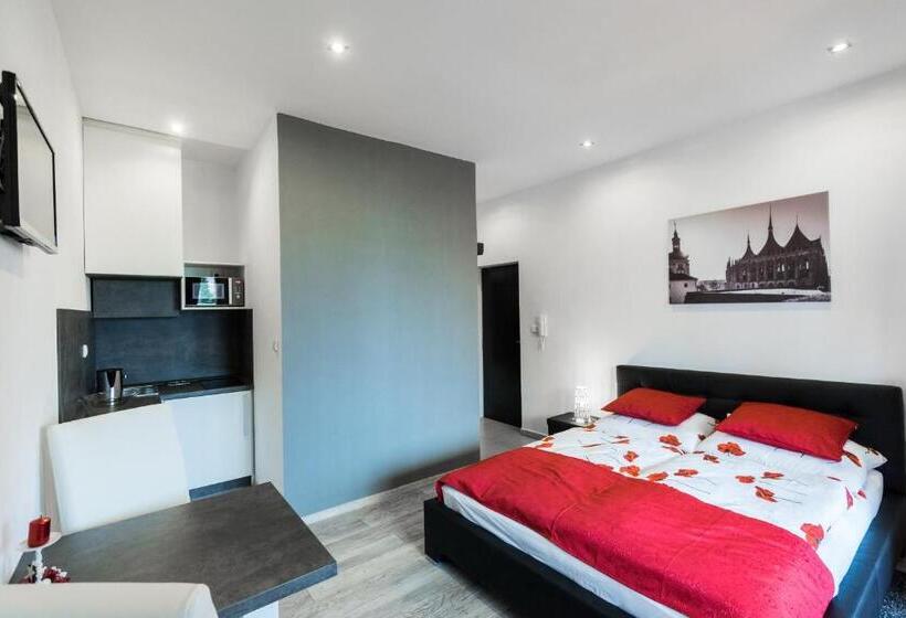 اتاق لوکس با بالکن, Apartments Benešova 6
