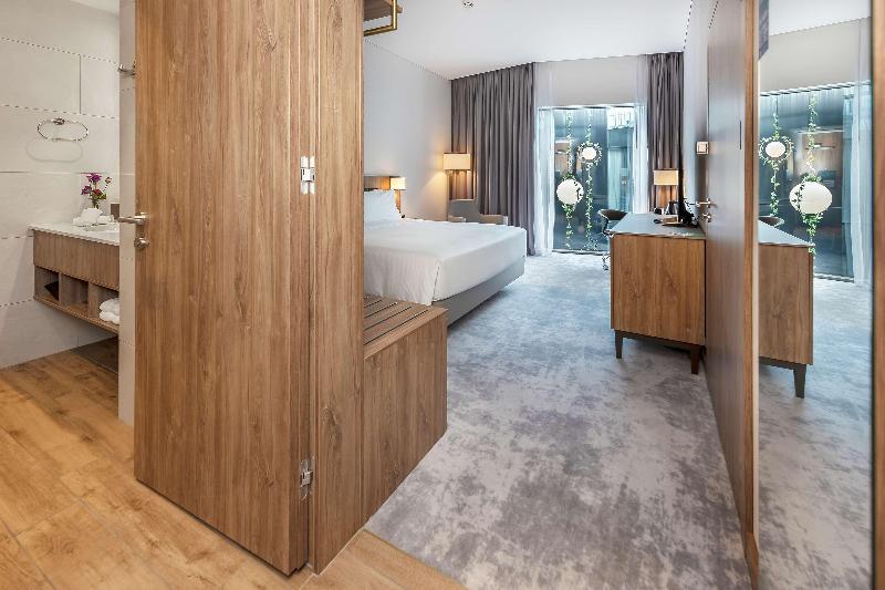 اتاق استاندارد با تخت بزرگ, Hilton Garden Inn Vilnius City Centre