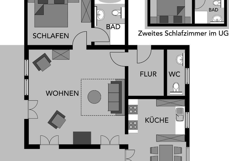 آپارتمان 2 خوابه, Alpenhaus Oberstdorf