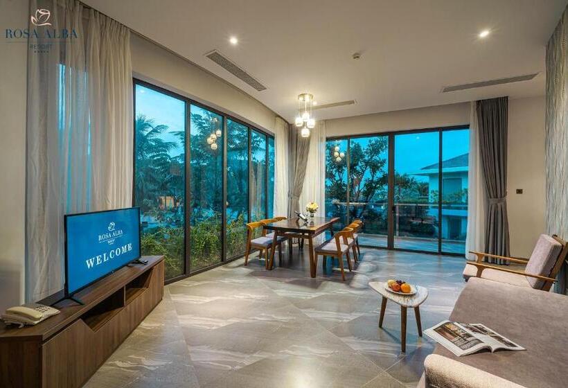 ویلای 2 خوابه با چشم‌انداز باغ, Rosa Alba Resort & Villas Tuy Hoa