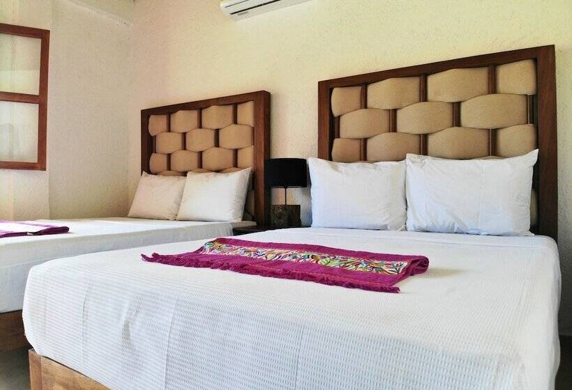 اتاق استاندارد با 2 تخت دوبل, Kinta Kan Hotel Boutique Cozumel