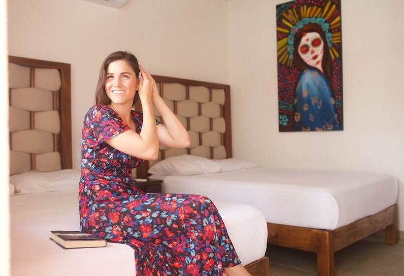 اتاق استاندارد با 2 تخت دوبل, Kinta Kan Hotel Boutique Cozumel