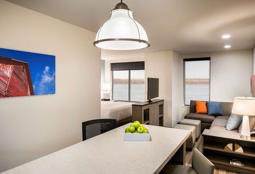 استودیوی استاندارد با تخت دوبل, Hyatt House East Moline/quad Cities