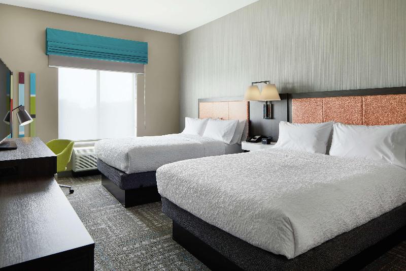 اتاق استاندارد با تخت دو نفره بزرگ, Hampton Inn & Suites Chicago/waukegan