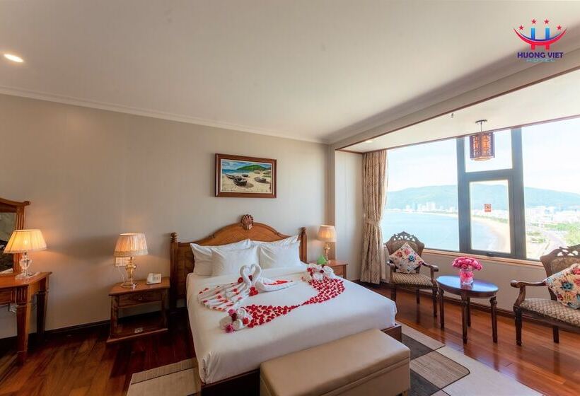 اتاق لوکس با چشم‌انداز دریا, Huong Viet Hotel Quy Nhon   Beachfront