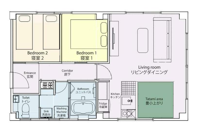 آپارتمان 2 خوابه, Ten Apartment