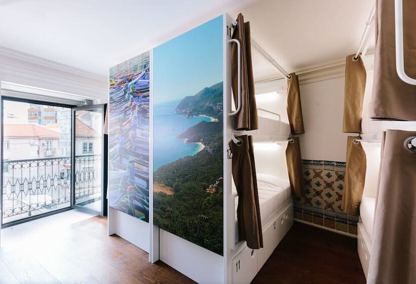 تختخواب در اتاق مشترک, Lisbon South Hostel