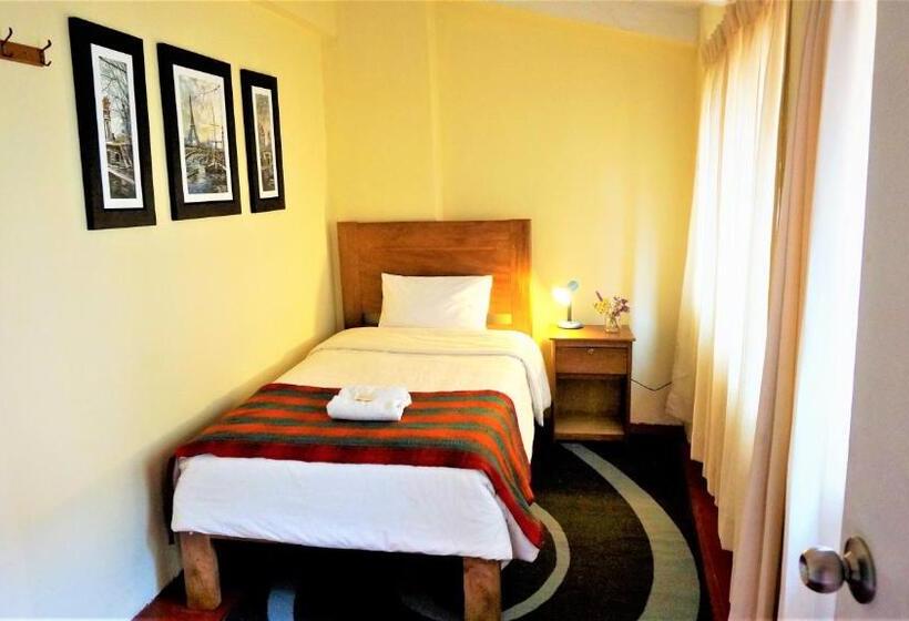 اتاق استاندارد یک تخته با سرویس بهداشتی مشترک, Eco Aventura Hostel Cusco