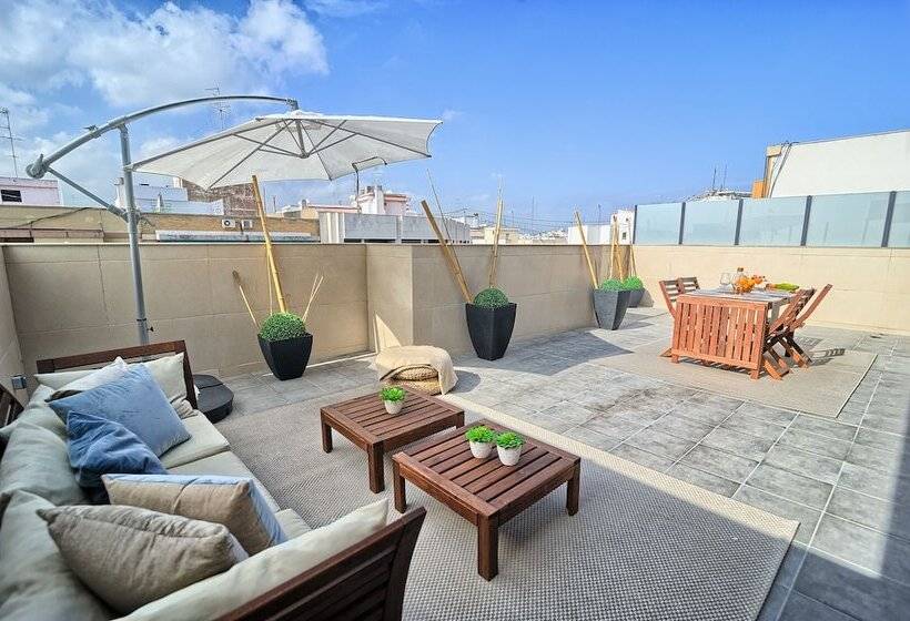 1 Bedroom Penthouse Apartment, Hq Rooms Apartments San Vicente