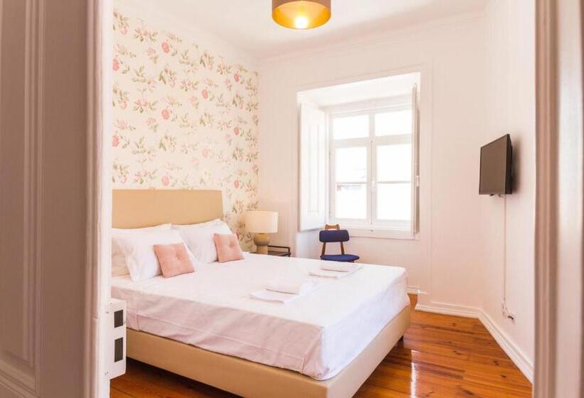 اتاق استاندارد با سرویس بهداشتی مشترک, City Lofts Lisbon   Guesthouse