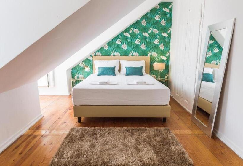 اتاق استاندارد با سرویس بهداشتی مشترک, City Lofts Lisbon   Guesthouse