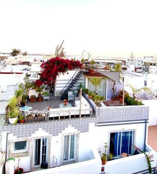 اتاق استاندارد با بالکن و چشم‌انداز دریا, Zenit Olhao Bed & Breakfast