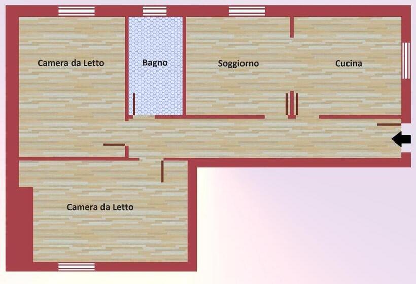 آپارتمان 2 خوابه, Agriturismo Susanna E Atria