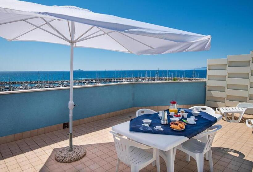 آپارتمان 1 خوابه با چشم‌انداز دریا, Residence Marina Salivoli
