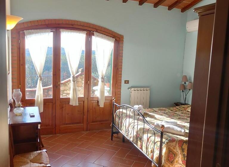 آپارتمان 1 خوابه با چشم‌انداز استخر, Agriturismo Manetti