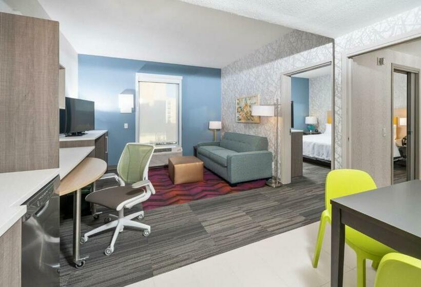 سوئیت با تخت بزرگ, Home2 Suites By Hilton Newark Airport