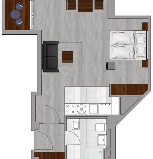 آپارتمان راحتی 1 خوابه, Arabest Aparthotel & Boardinghouse