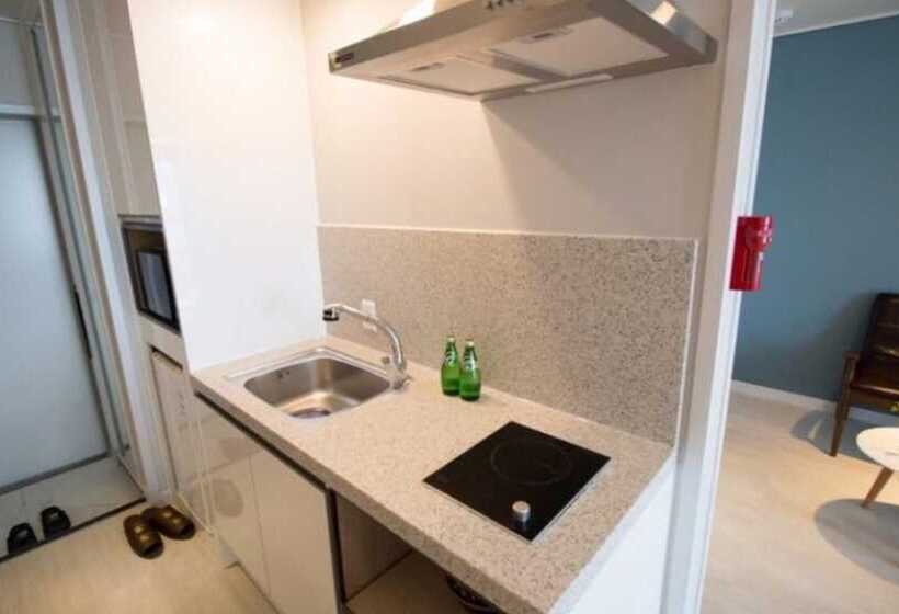 اتاق استاندارد با چشم‌انداز دریا, Lium Spa Hostel