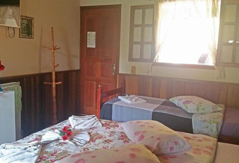 اتاق استاندارد سه تخته با بالکن, Pousada Sol Nascente