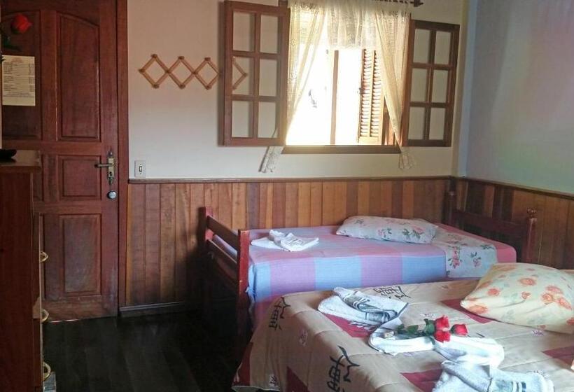 اتاق استاندارد سه تخته با بالکن, Pousada Sol Nascente