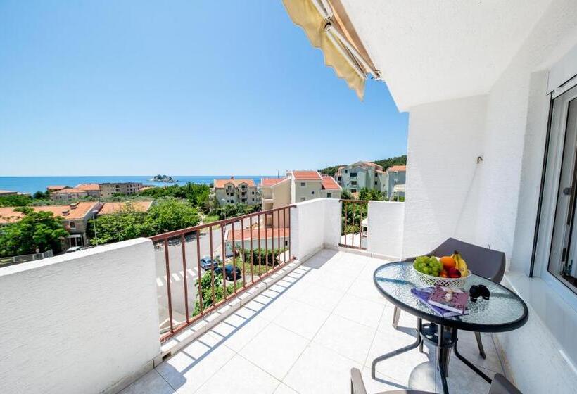 استودیوی استاندارد با چشم‌انداز دریا, Apartments Vjera Petrovac