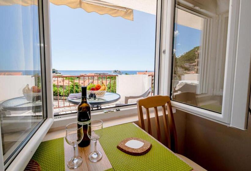 استودیوی استاندارد با چشم‌انداز دریا, Apartments Vjera Petrovac