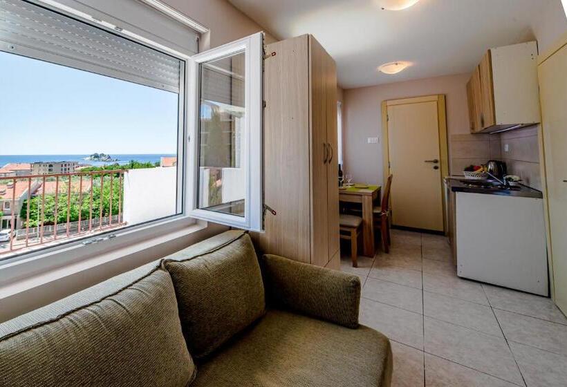 استودیوی استاندارد با چشم‌انداز دریا, Apartments Vjera Petrovac