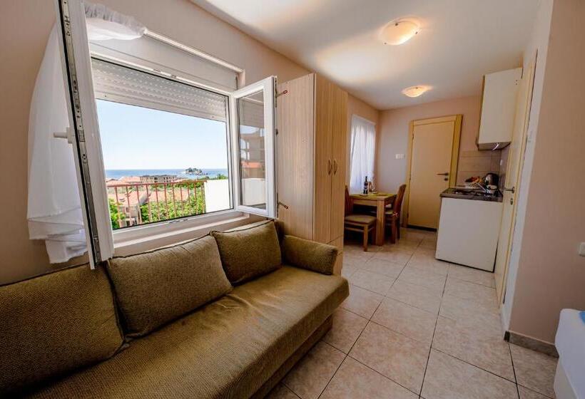 استودیوی استاندارد با چشم‌انداز دریا, Apartments Vjera Petrovac