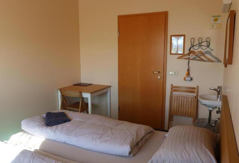 اتاق استاندارد با سرویس بهداشتی مشترک, Hvoll Hostel