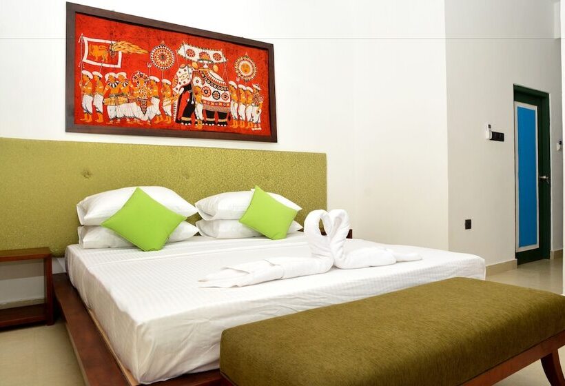 اتاق لوکس با چشم‌انداز دریا, Green Ayurvedic Beach Resort