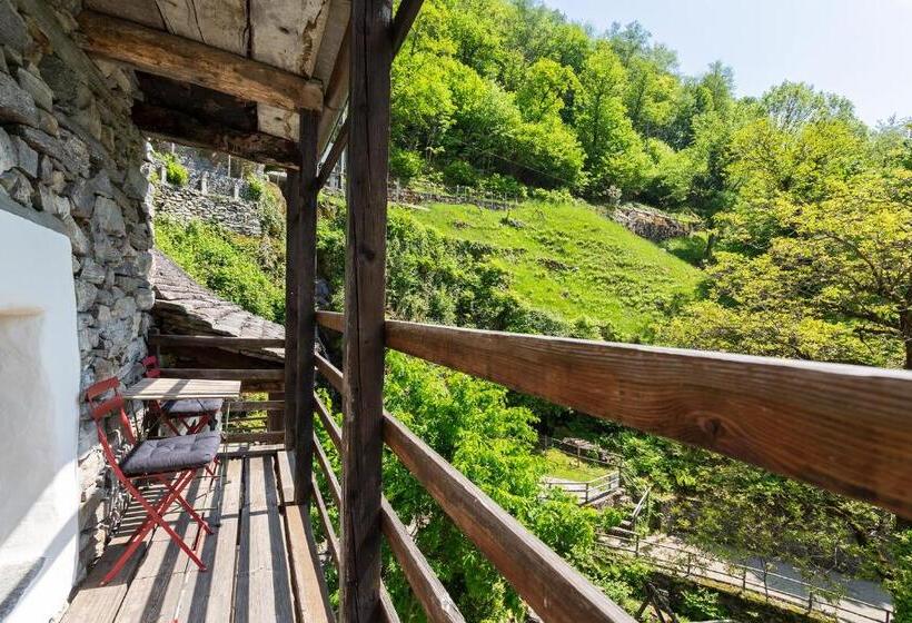 آپارتمان 1 خوابه همکف, Rustici Della Verzasca Ferien Wohnungen