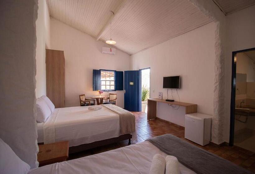 اتاق استاندارد سه نفره, Vereda Da Serra Eco Pousada