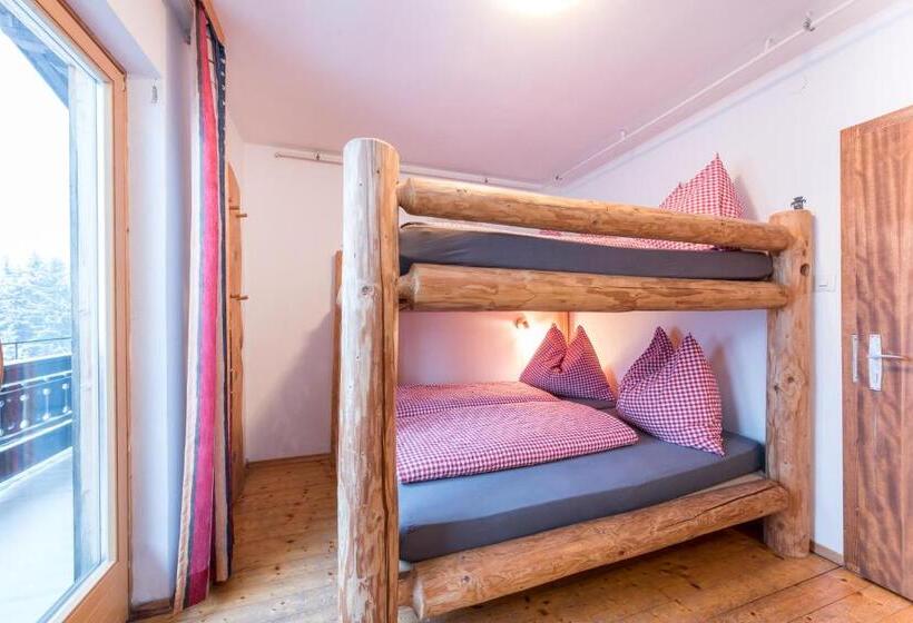 اتاق استاندارد چهارنفره با سرویس بهداشتی مشترک, Berggasthof Biberg