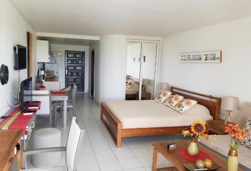 آپارتمان 1 خوابه با بالکن و چشم‌انداز دریا, Orient Bay Beach Studio