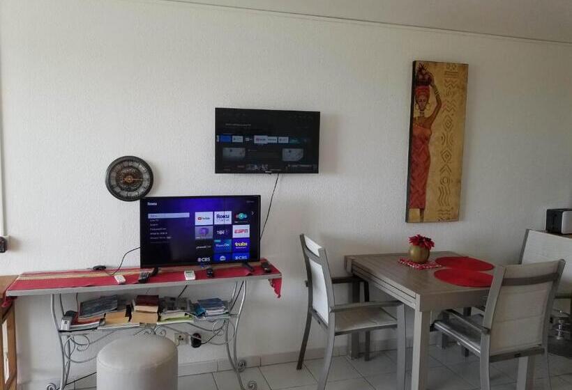 آپارتمان 1 خوابه با بالکن و چشم‌انداز دریا, Orient Bay Beach Studio