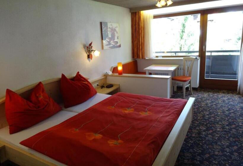 اتاق استاندارد با بالکن, Landhotel Eva