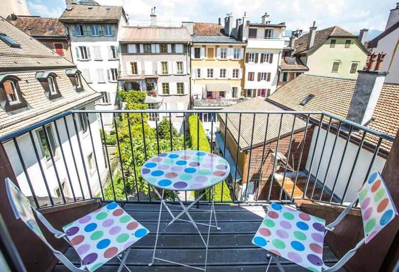 آپارتمان دوبلکس 1 خوابه, Guest House Le Charlot