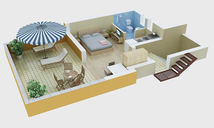 استودیوی استاندارد با چشم‌انداز دریا, Seagarden Villa Resort