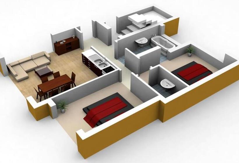 2 Bedroom Apartment With Garden, Seagarden Villa Resort