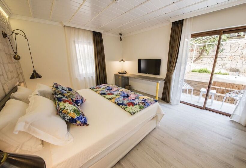 اتاق لوکس با وان آب گرم, Suna Sun Hotel   Adult Only