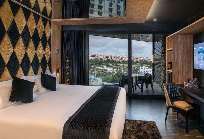 اتاق اساندارد با چشم‌انداز جانبی به دریا, H Hotel - Adults Only