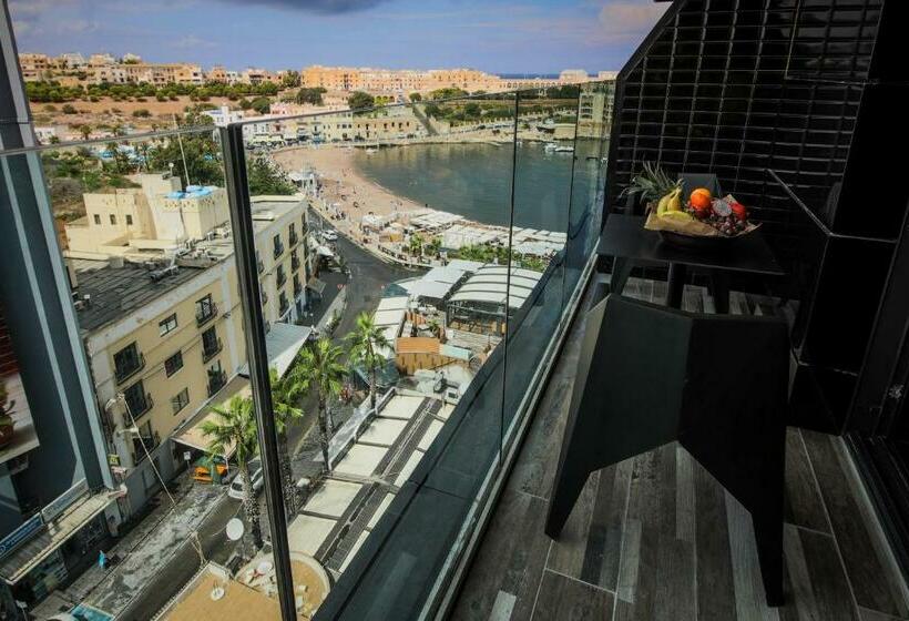 اتاق اساندارد با چشم‌انداز جانبی به دریا, H Hotel - Adults Only