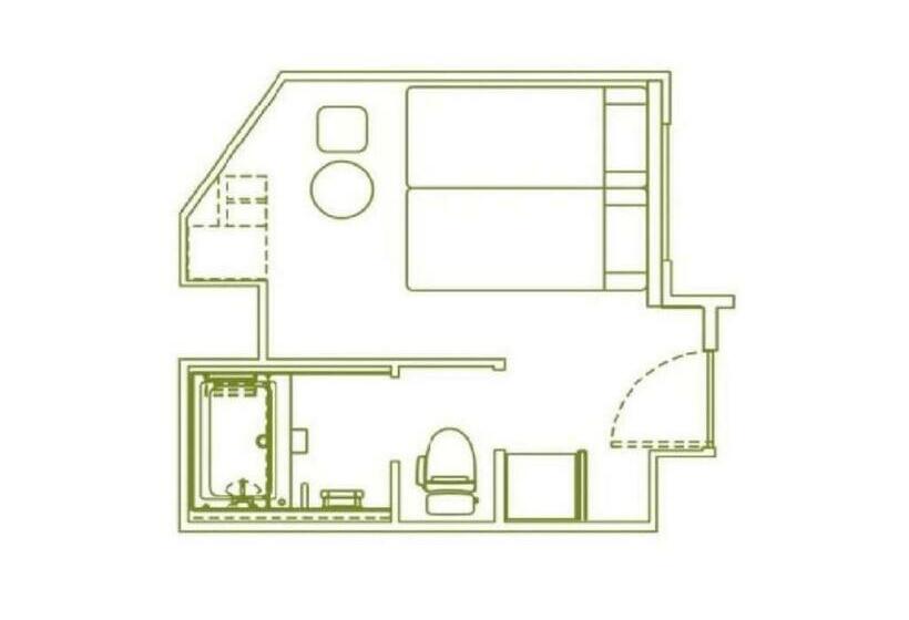 اتاق استاندارد, Henn Na Hotel Osaka Shinsaibashi