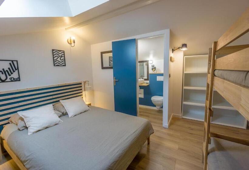 اتاق استاندارد سه نفره, Wood N Sea Surf Lodge   Auberge De Jeunesse