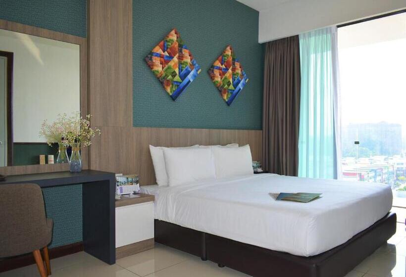 اتاق سوپریور با تخت بزرگ, D Wharf Hotel & Serviced Residence