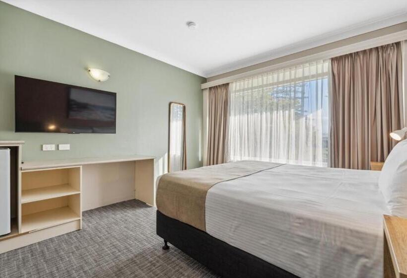 اتاق اجرایی با تخت بزرگ, Econo Lodge Dockside Glenelg
