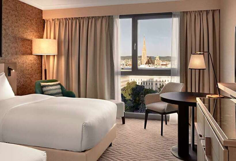 스탠다드 룸 공원 전망, Hilton Vienna Park